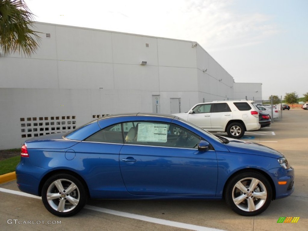 Rising Blue Metallic 2012 Volkswagen Eos Lux Exterior Photo #51925961