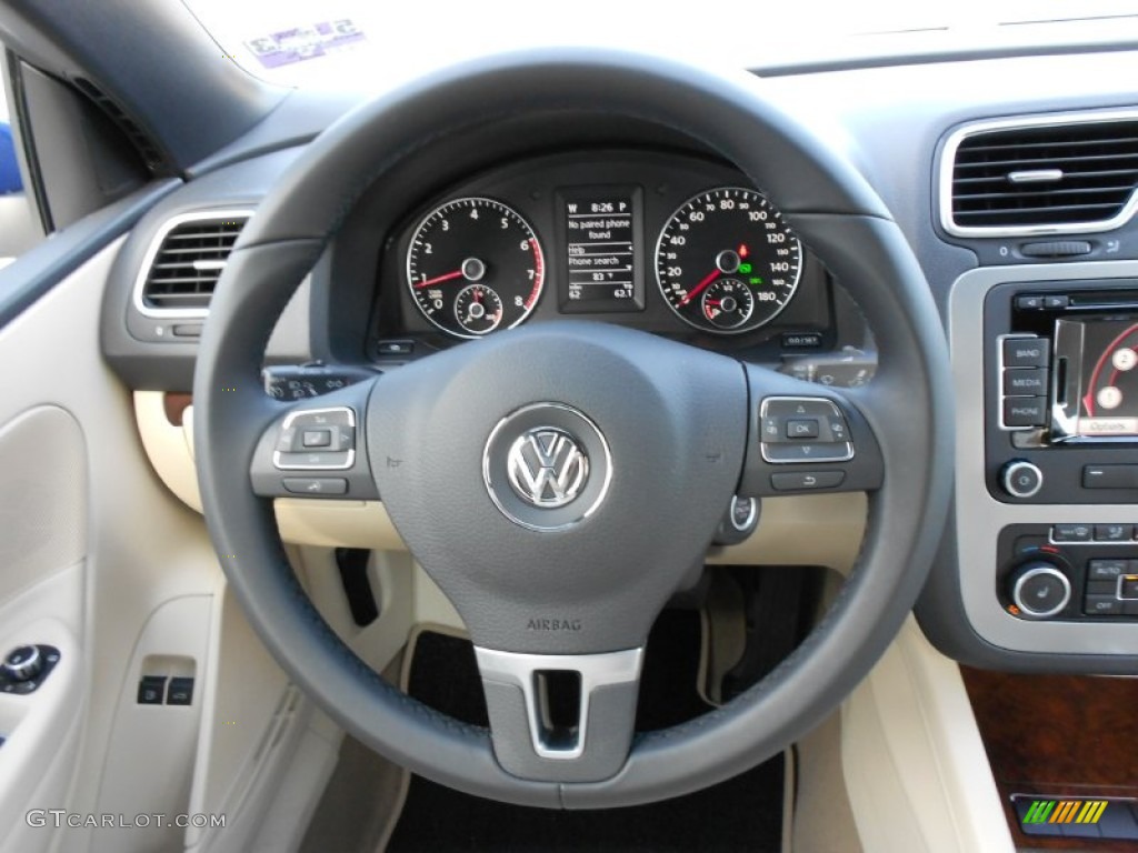 2012 Volkswagen Eos Lux Steering Wheel Photos