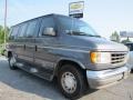 Medium Platinum Metallic 1994 Ford Econoline E150 Passenger Conversion Van