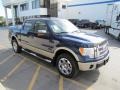 2009 Dark Blue Pearl Metallic Ford F150 Lariat SuperCrew 4x4  photo #32