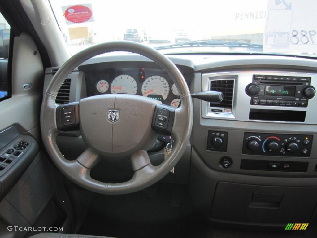 2008 Dodge Ram 2500 SLT Quad Cab 4x4 Khaki Dashboard Photo #51926675