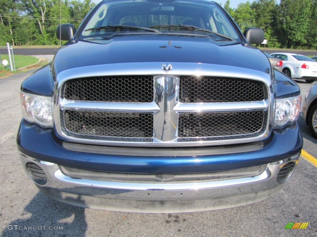 2004 Ram 1500 SLT Quad Cab - Atlantic Blue Pearl / Dark Slate Gray photo #2
