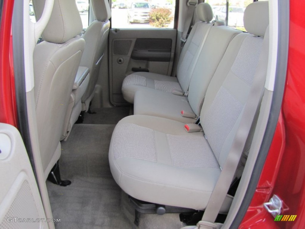 Khaki Interior 2008 Dodge Ram 2500 SLT Quad Cab 4x4 Photo #51926828