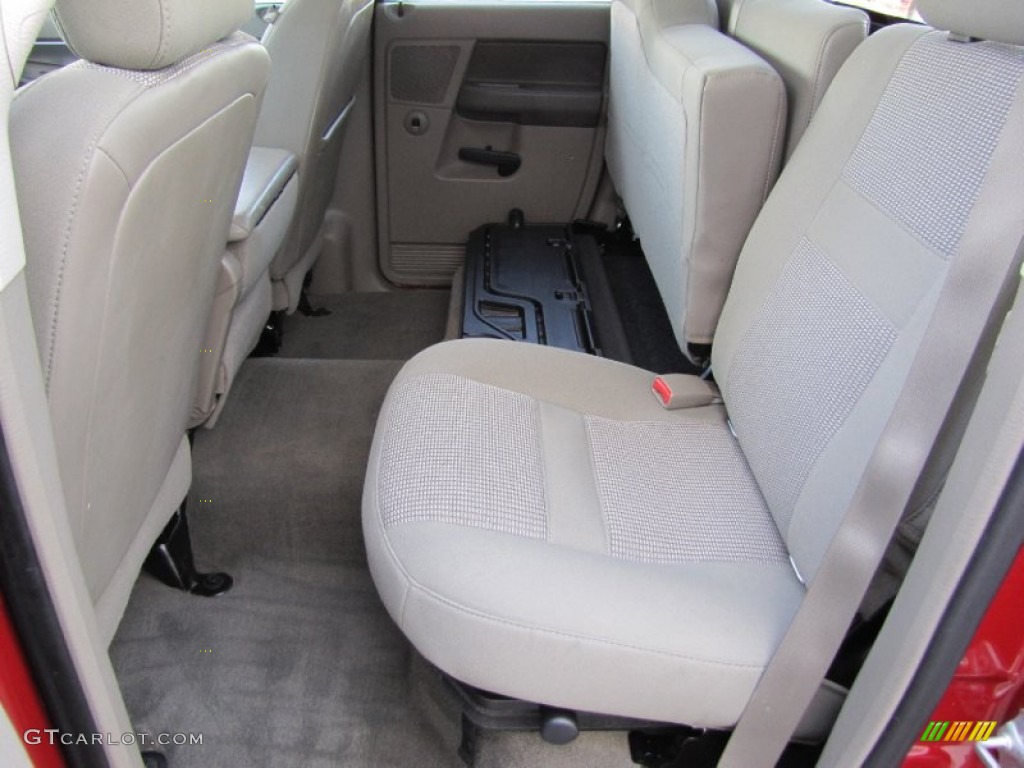 Khaki Interior 2008 Dodge Ram 2500 SLT Quad Cab 4x4 Photo #51926834
