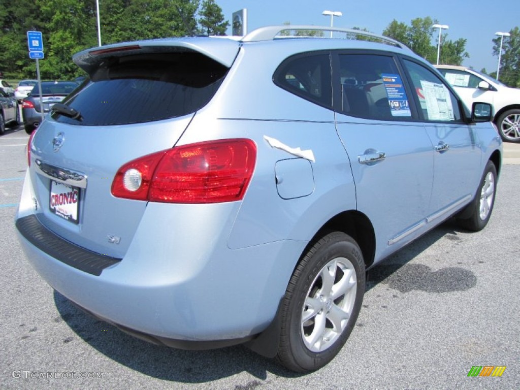 2011 Rogue SV - Frosted Steel Metallic / Black photo #5