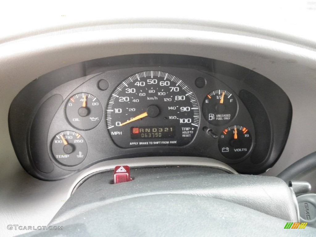 2003 GMC Safari SLT AWD Gauges Photo #51927465