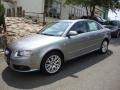 2008 Quartz Grey Metallic Audi A4 2.0T quattro S-Line Sedan  photo #2