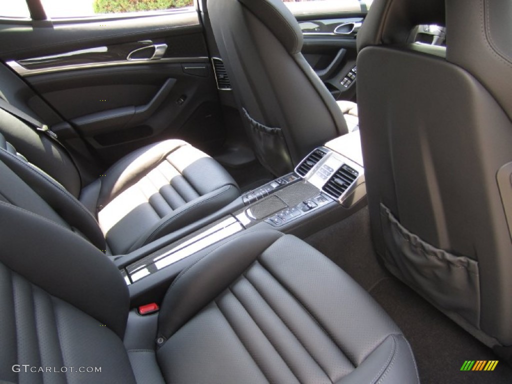 Black Interior 2011 Porsche Panamera Turbo Photo #51928635