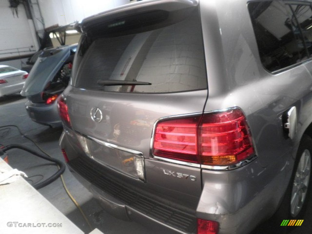 2008 LX 570 - Twilight Gray Metallic / Dark Gray photo #5