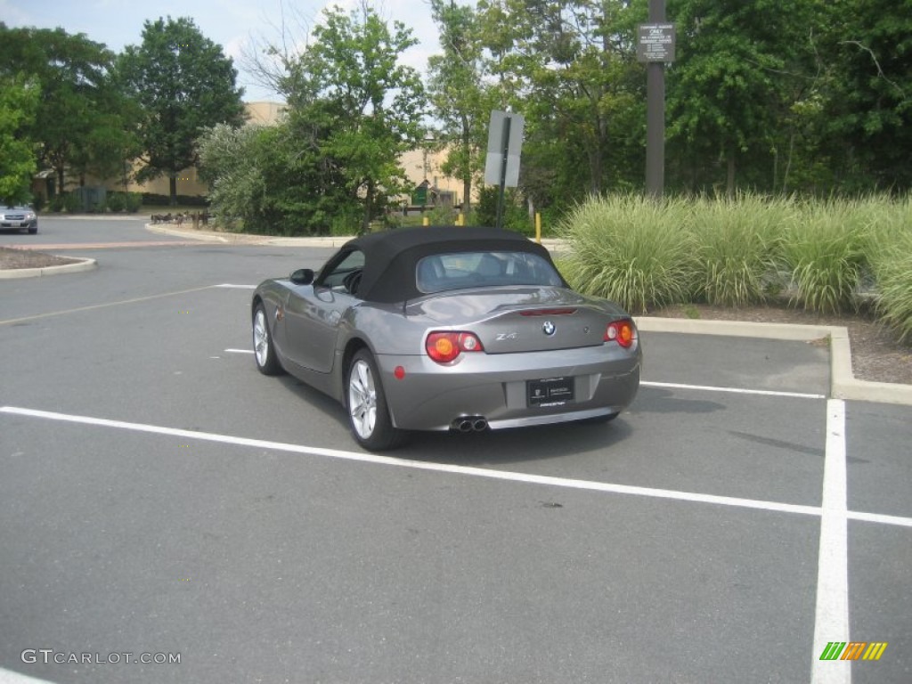 2004 Z4 3.0i Roadster - Sterling Gray Metallic / Black photo #4