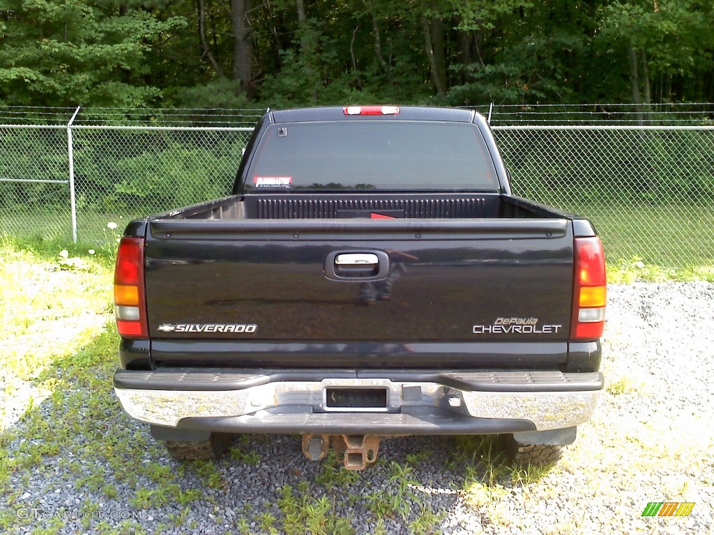 2001 Silverado 1500 LT Crew Cab 4x4 - Onyx Black / Graphite photo #5