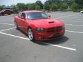 2010 Inferno Red Crystal Pearl Dodge Charger SRT8  photo #2