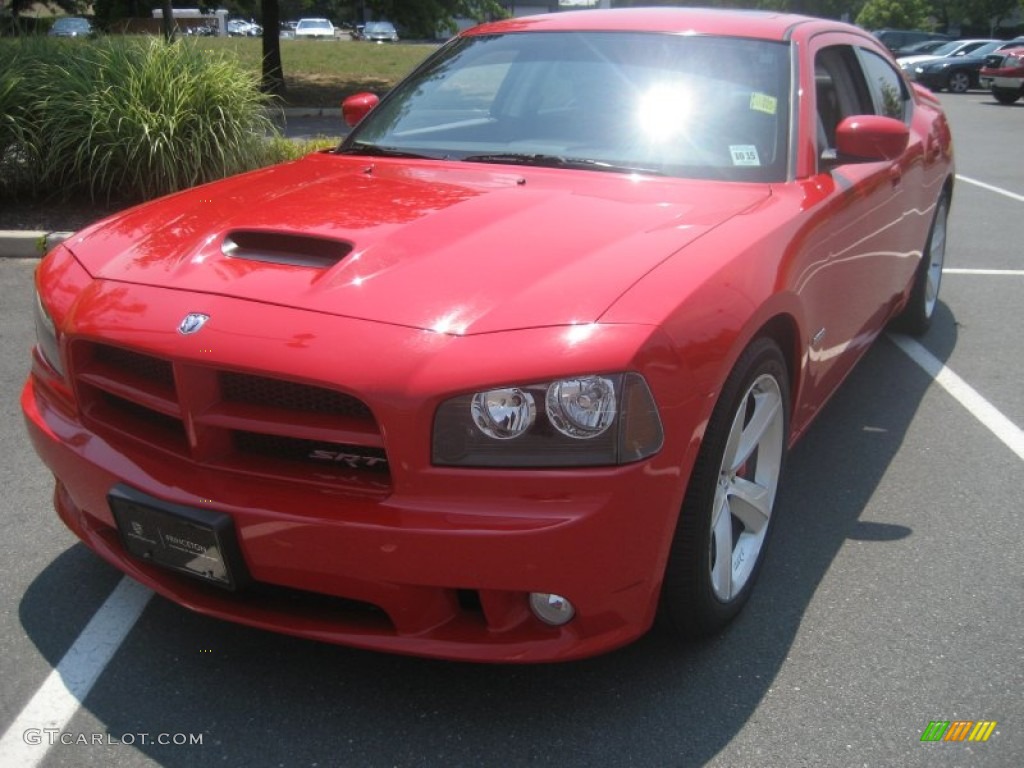 Inferno Red Crystal Pearl 2010 Dodge Charger SRT8 Exterior Photo #51929340