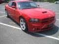 2010 Inferno Red Crystal Pearl Dodge Charger SRT8  photo #8