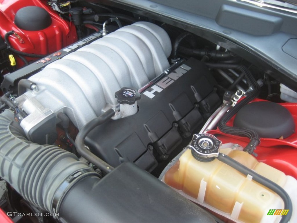 2010 Dodge Charger SRT8 6.1 Liter SRT HEMI OHV 16-Valve VVT V8 Engine Photo #51929592