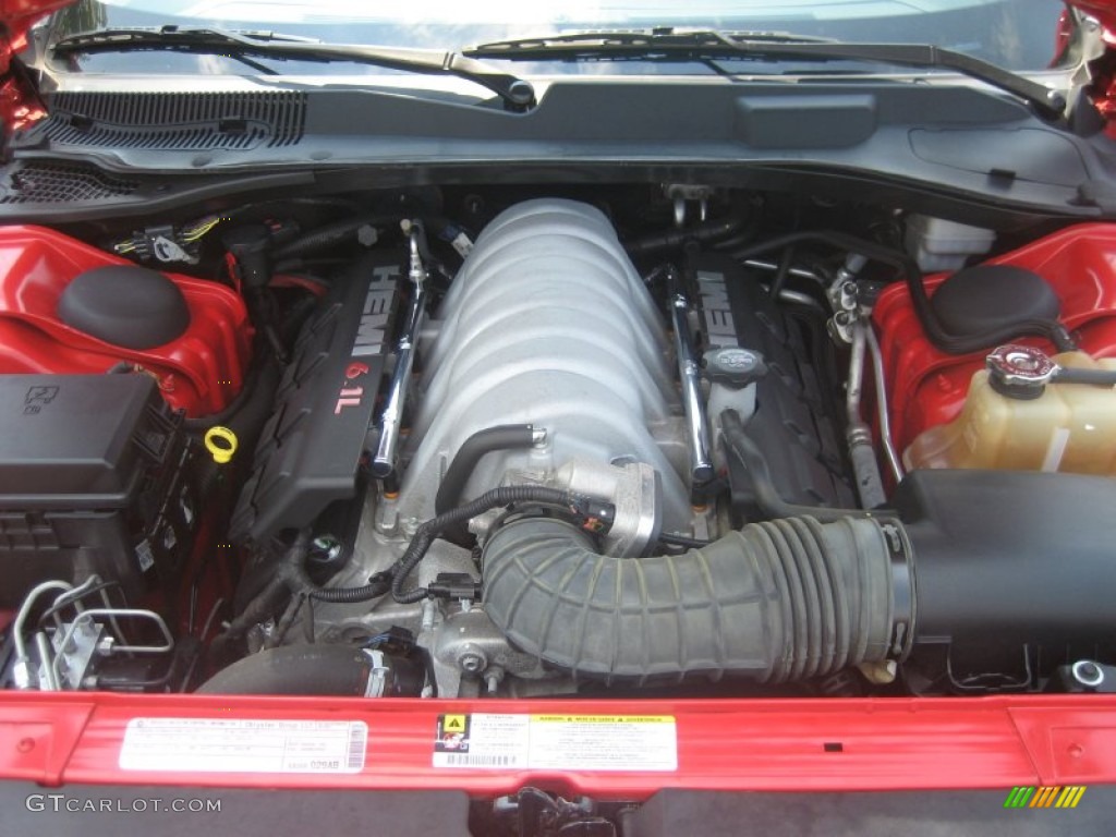 2010 Dodge Charger SRT8 6.1 Liter SRT HEMI OHV 16-Valve VVT V8 Engine Photo #51929595