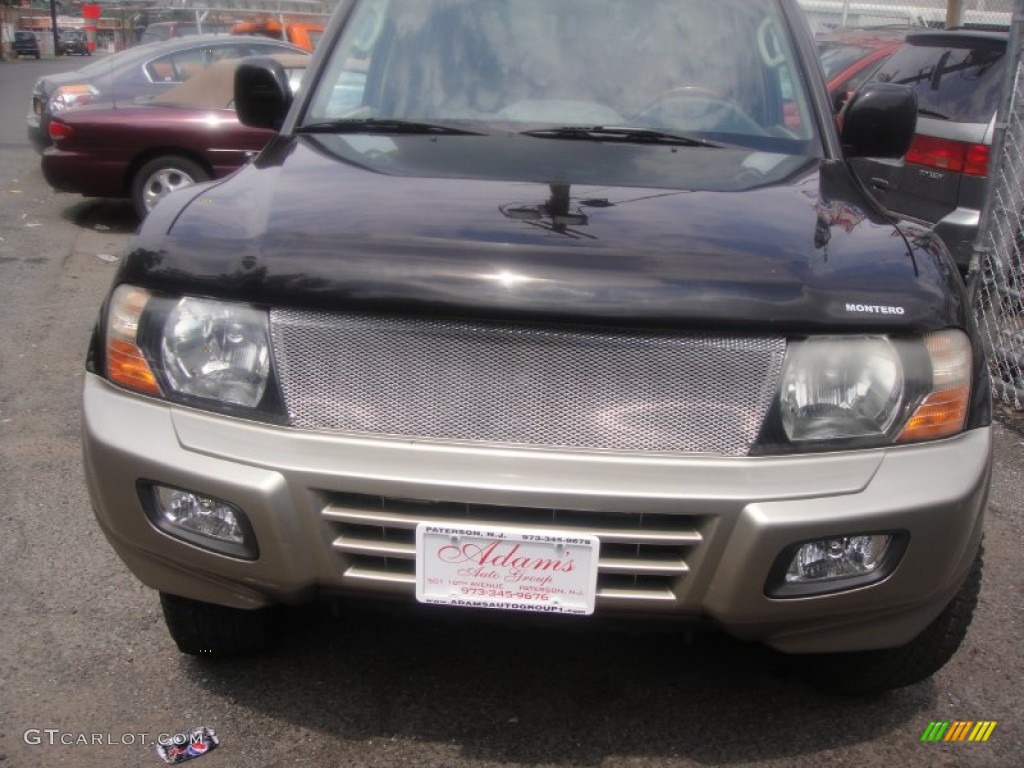 2002 Montero Limited 4x4 - Solano Black Pearlescent / Tan photo #2