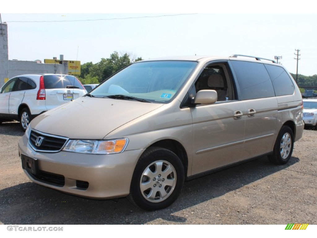 2002 Odyssey EX - Mesa Beige Metallic / Ivory photo #1