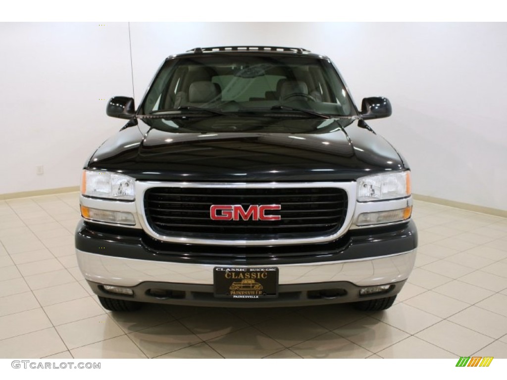 2004 Yukon SLT 4x4 - Onyx Black / Neutral/Shale photo #2