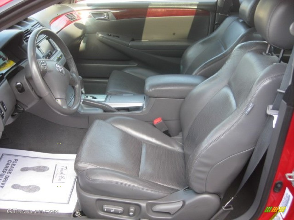 Dark Stone Gray Interior 2004 Toyota Solara Sle V6 Coupe