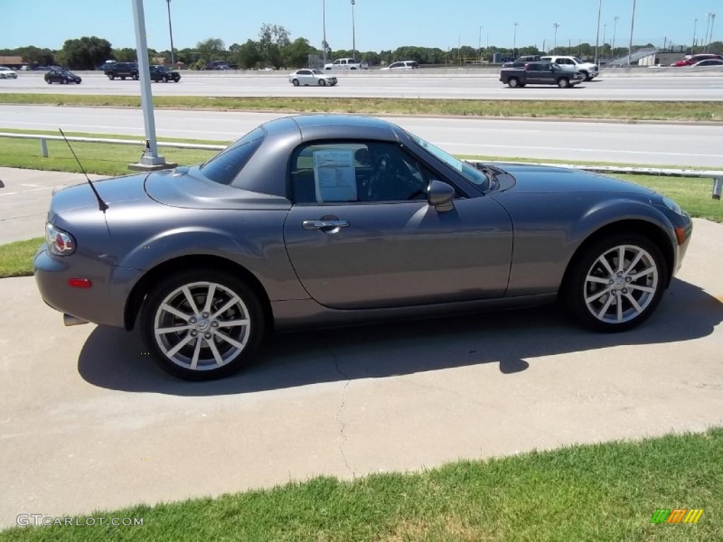 2007 MX-5 Miata Grand Touring Roadster - Galaxy Gray Mica / Tan photo #10