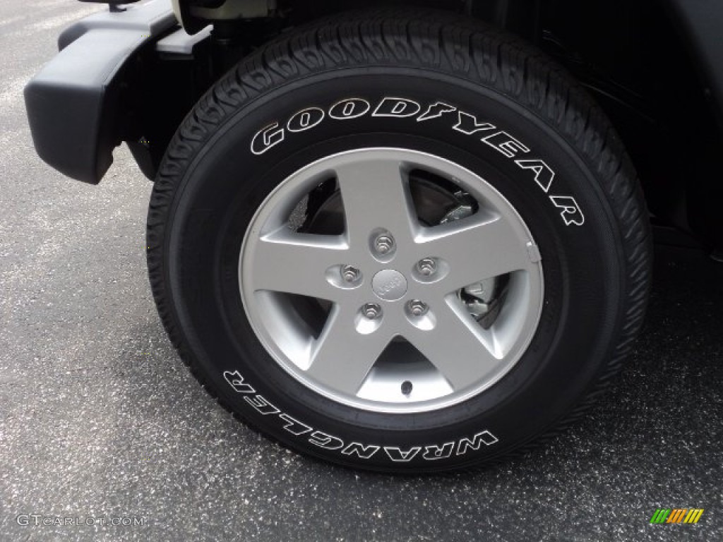 2011 Wrangler Sport S 4x4 - Black / Black photo #2