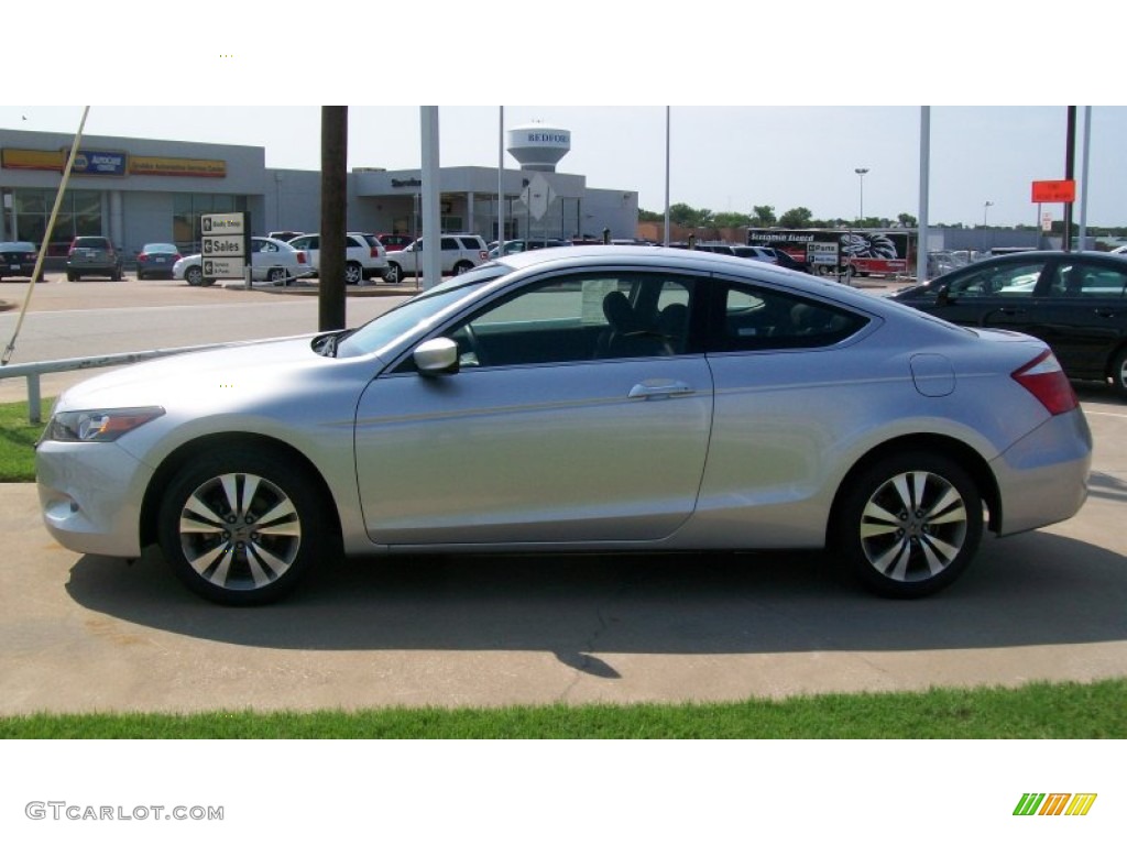 2008 Accord LX-S Coupe - Alabaster Silver Metallic / Black photo #1