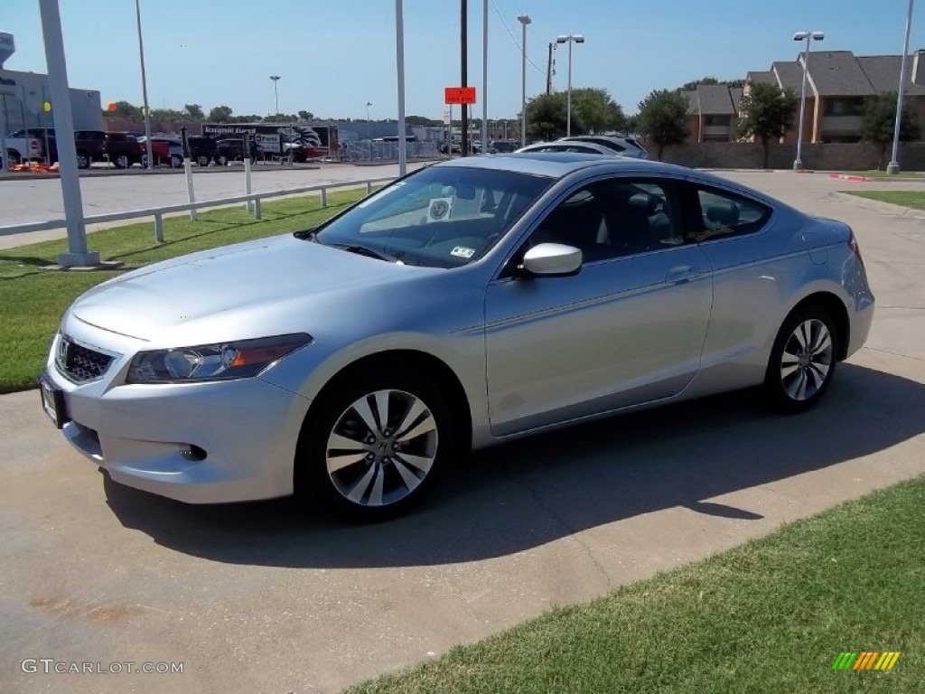 2008 Accord EX-L Coupe - Alabaster Silver Metallic / Black photo #1