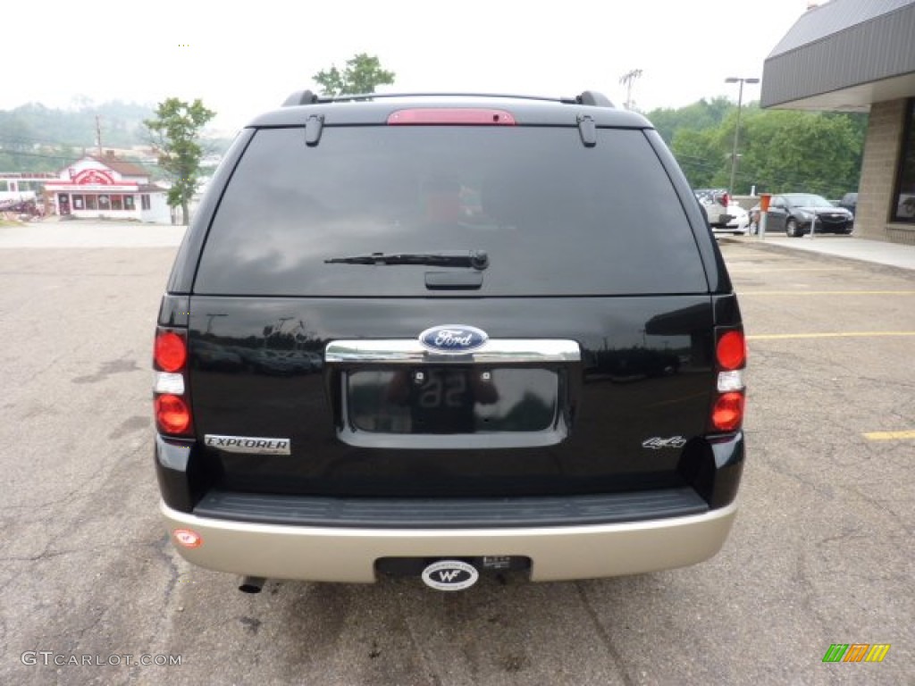 2010 Explorer Eddie Bauer 4x4 - Black / Black/Camel photo #3