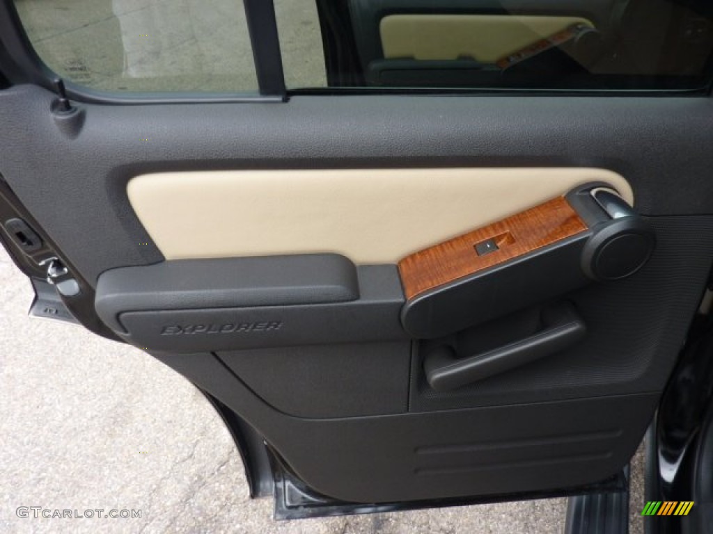 2010 Explorer Eddie Bauer 4x4 - Black / Black/Camel photo #14