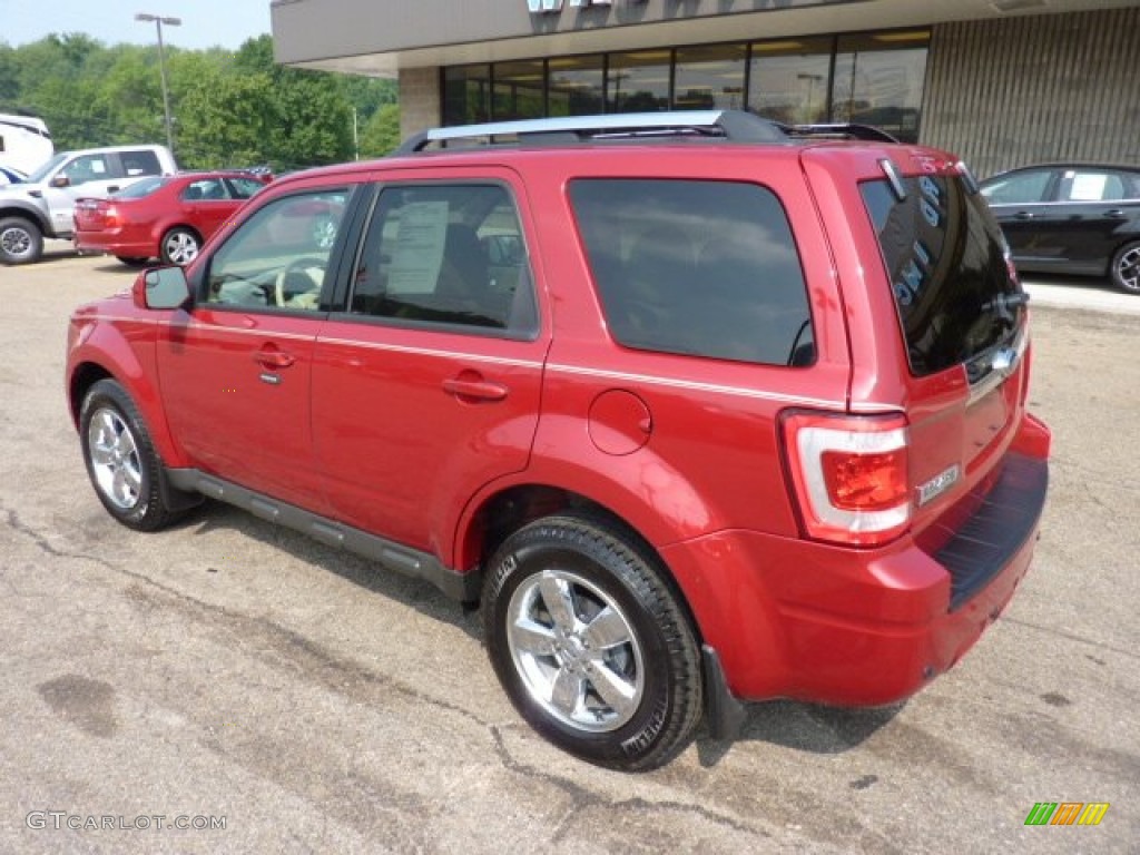 2010 Escape Limited 4WD - Sangria Red Metallic / Camel photo #2