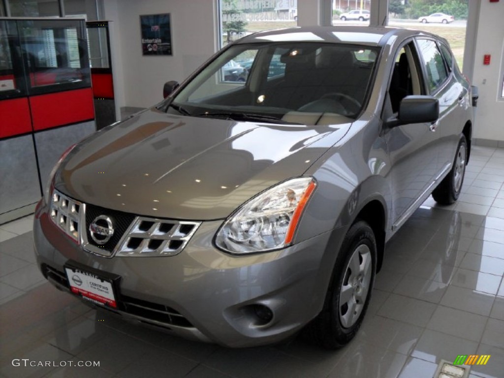2011 Rogue S AWD - Platinum Graphite / Black photo #1