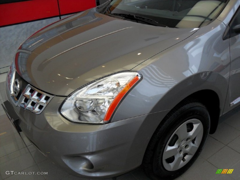 2011 Rogue S AWD - Platinum Graphite / Black photo #2