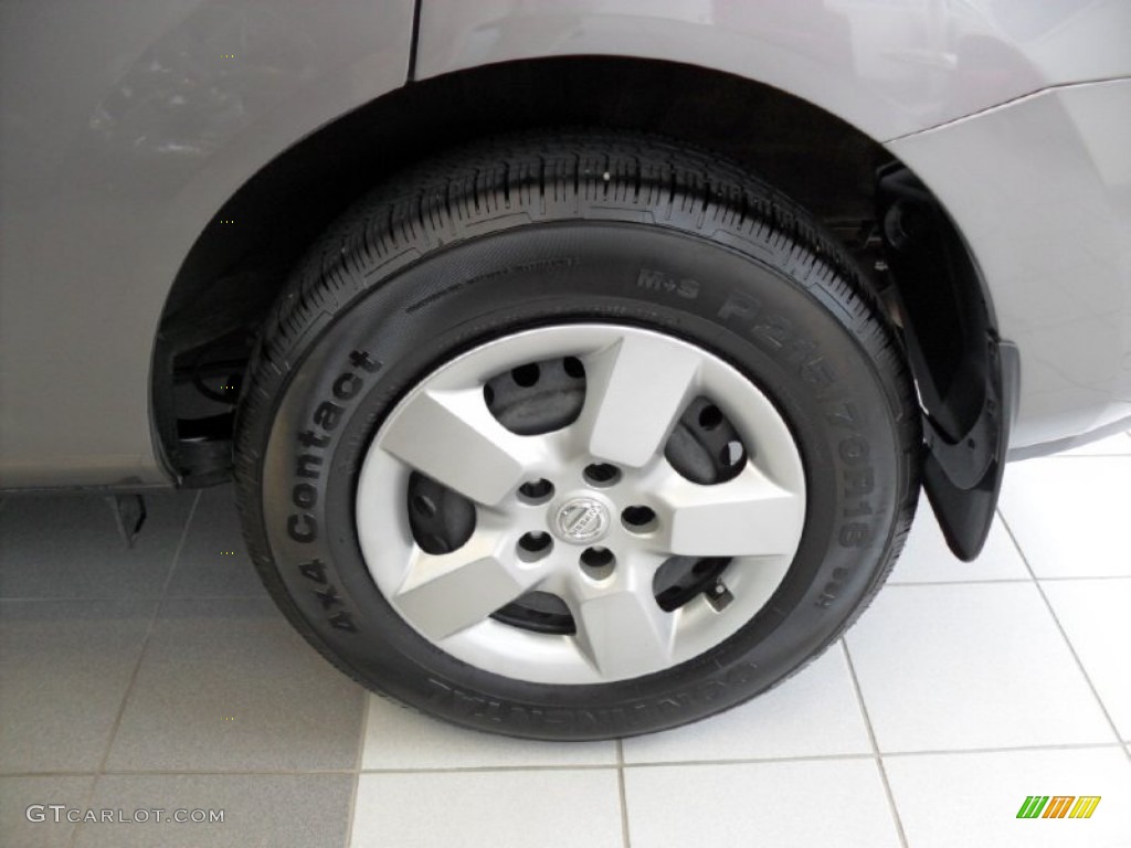 2011 Rogue S AWD - Platinum Graphite / Black photo #6