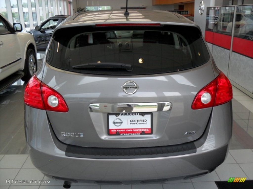 2011 Rogue S AWD - Platinum Graphite / Black photo #8