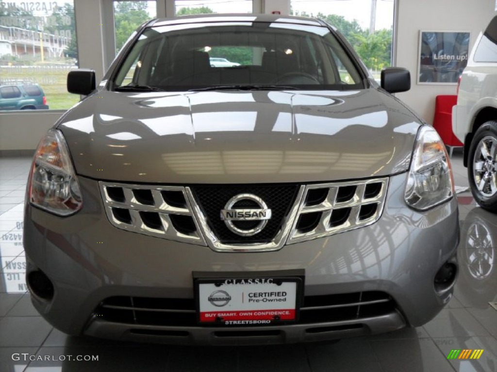 2011 Rogue S AWD - Platinum Graphite / Black photo #15