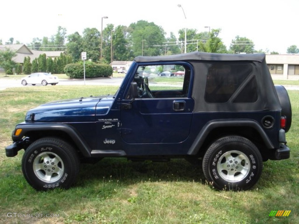 Patriot Blue Pearl Jeep Wrangler