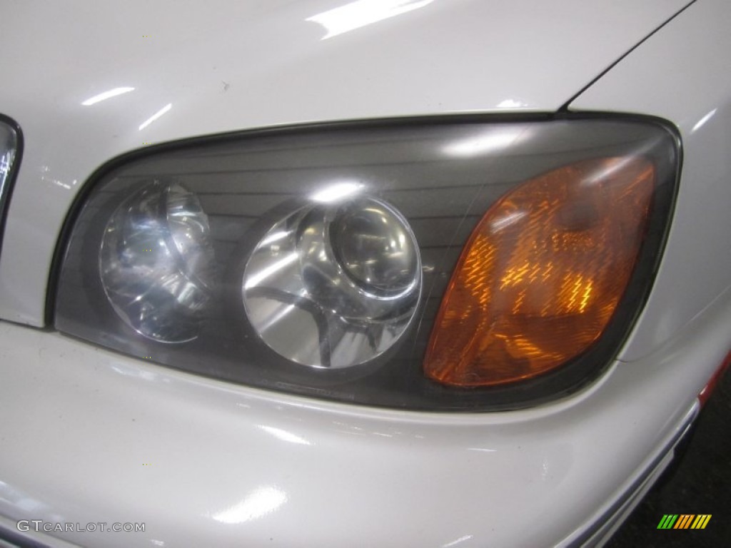 2002 XG350 Sedan - Ivory White Pearl / Beige photo #4