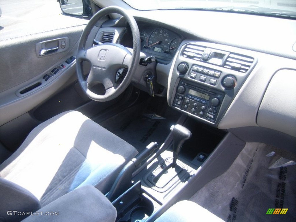 1999 Accord EX Sedan - Flamenco Black Pearl / Gray photo #11