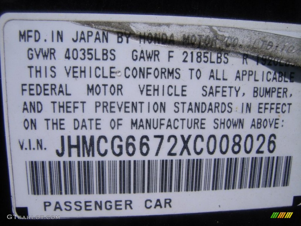 1999 Accord EX Sedan - Flamenco Black Pearl / Gray photo #26
