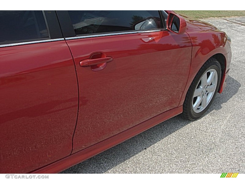 2008 Camry SE - Barcelona Red Metallic / Dark Charcoal photo #6