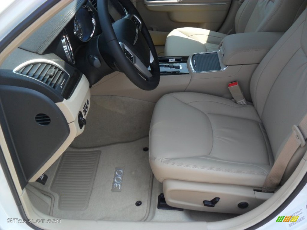 2011 300 Limited - Bright White / Black/Light Frost Beige photo #7