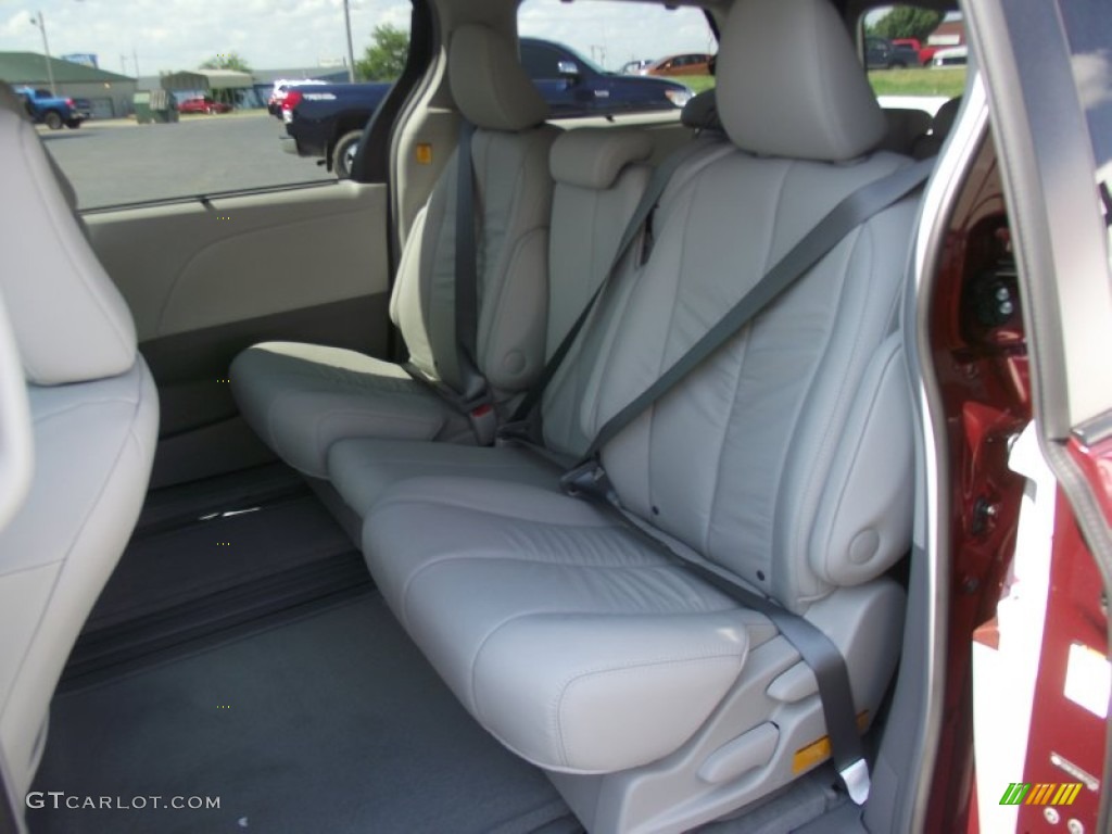 2011 Sienna XLE - Salsa Red Pearl / Light Gray photo #14