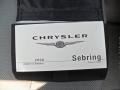 Silver Steel Metallic - Sebring Touring Convertible Photo No. 18