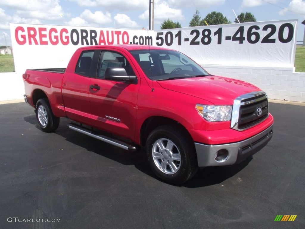 2011 Tundra Double Cab - Radiant Red / Graphite Gray photo #1