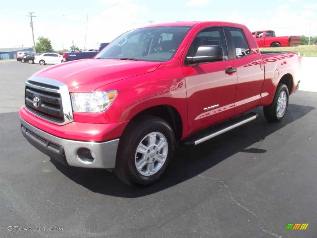 2011 Tundra Double Cab - Radiant Red / Graphite Gray photo #3