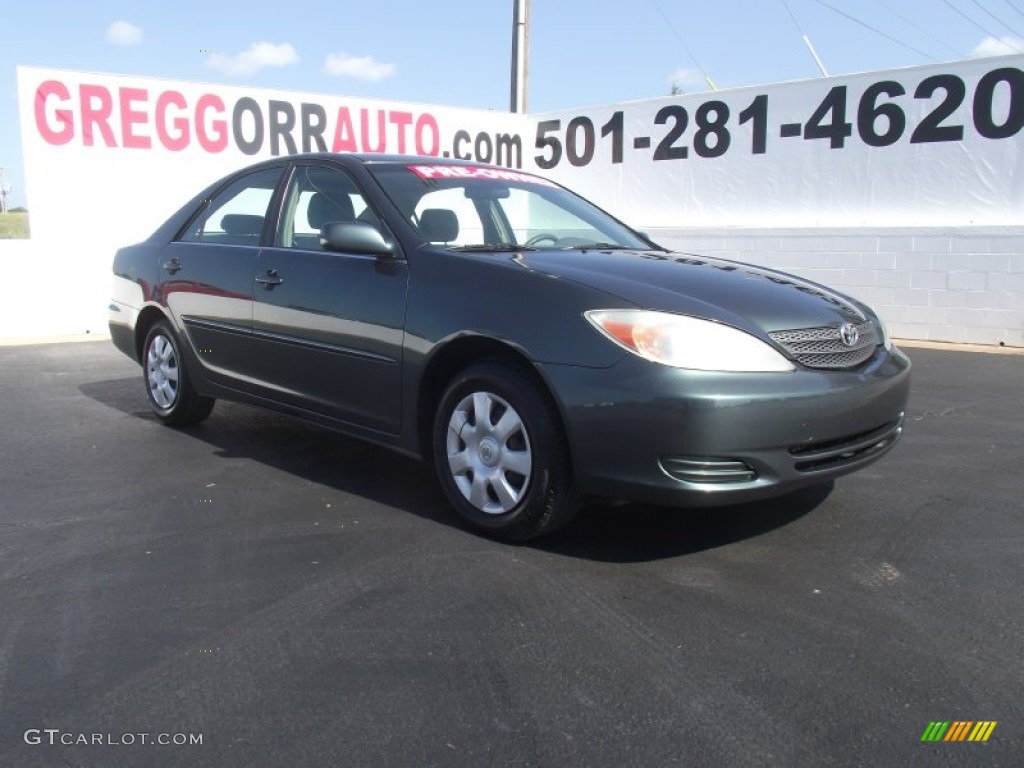 2002 Camry LE - Aspen Green Pearl / Stone photo #1