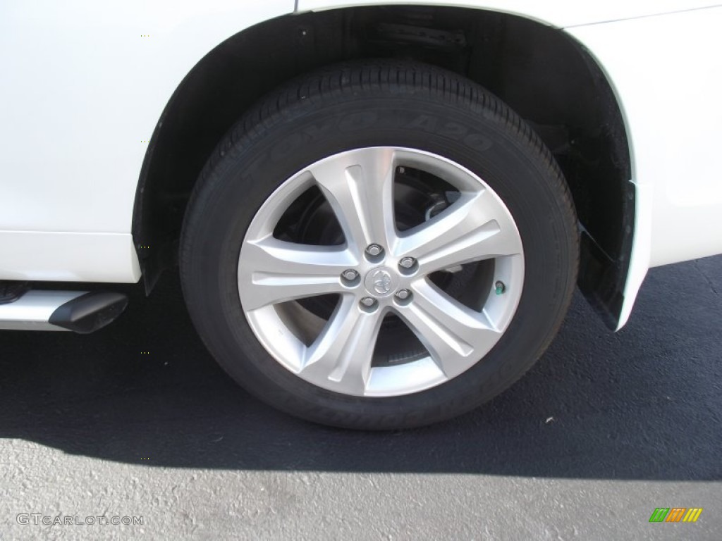 2009 Highlander Limited 4WD - Blizzard White Pearl / Ash photo #16