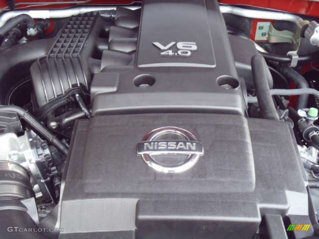 2011 Nissan Frontier SV V6 King Cab 4x4 Engine Photos