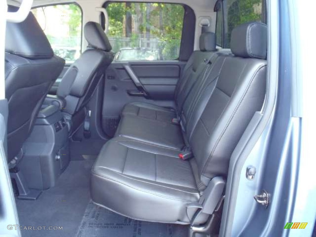 Charcoal Interior 2011 Nissan Titan SL Crew Cab 4x4 Photo #51945524